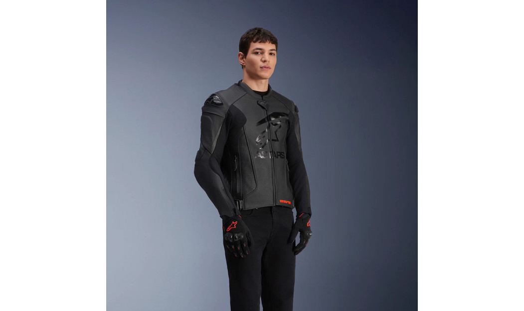 ALPINESTARS GP PLUS V4 ΔΕΡΜΑΤΙΝΟ ΜΠΟΥΦΑΝ ΜΗΧΑΝΗΣ BLACK