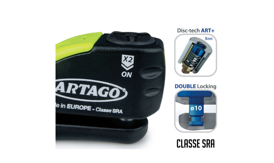 ARTAGO ΚΛΕΙΔΑΡΙΑ ΔΙΣΚΟΦΡΕΝΟΥ ALARM 30X10 10MM (SRA)