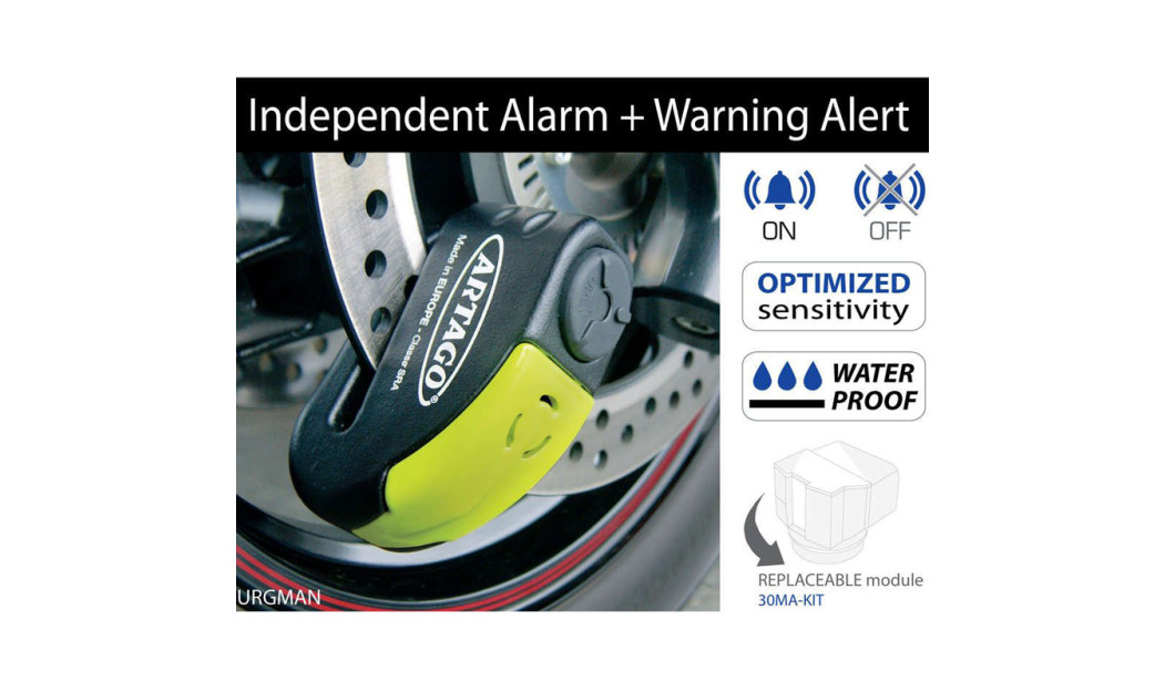 ARTAGO ΚΛΕΙΔΑΡΙΑ ΔΙΣΚΟΦΡΕΝΟΥ ALARM 30X10 10MM (SRA)