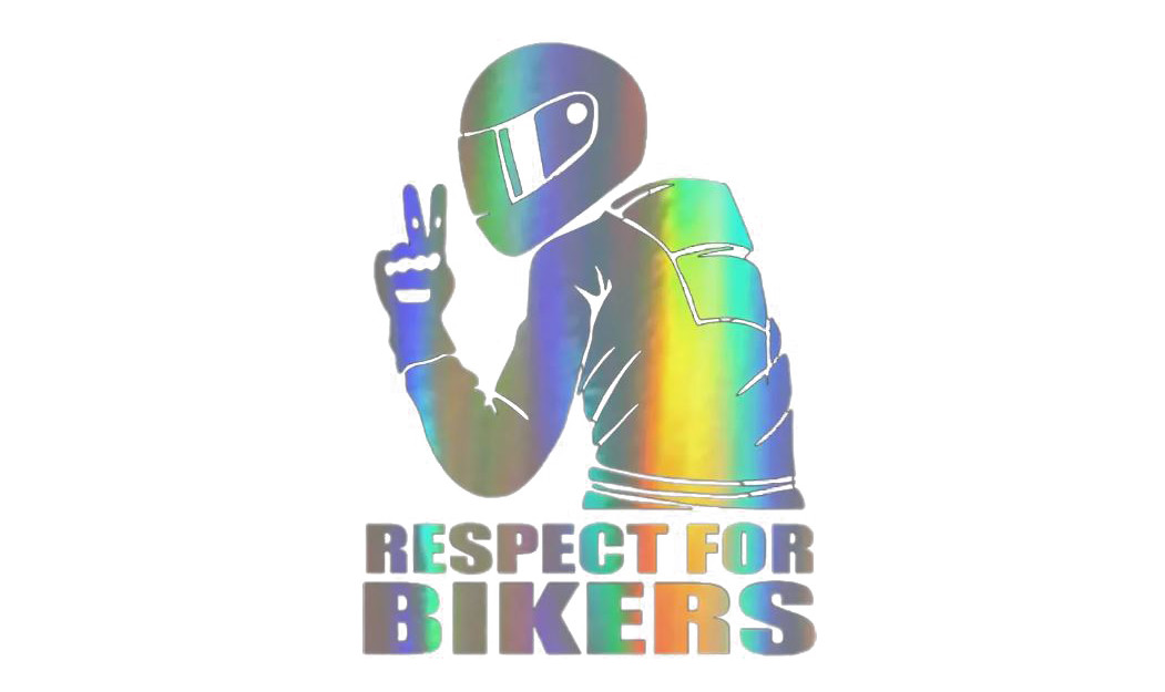 ΑΥΤΟΚΟΛΛΗΤΟ ΙΡΙΔΙΟΥ RESPECT FOR BIKERS 