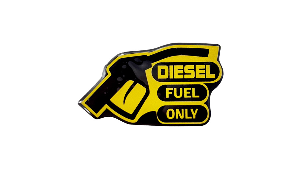 DIESEL FUEL ONLY ΑΥΤΟΚΟΛΛΗΤΟ ΣΜΑΛΤΟΥ 