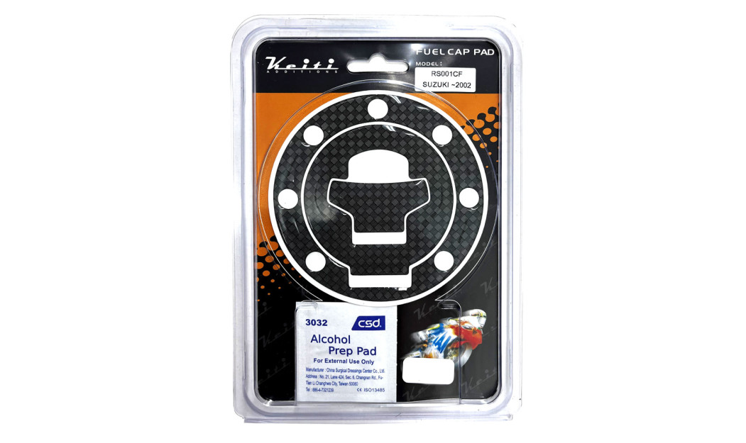 KEITI CARBON FUEL CAP PAD ΑΥΤΟΚΟΛΛΗΤΟ ΤΑΠΑΣ ΒΕΝΖΙΝΗΣ ΓΙΑ SUZUKI -2002