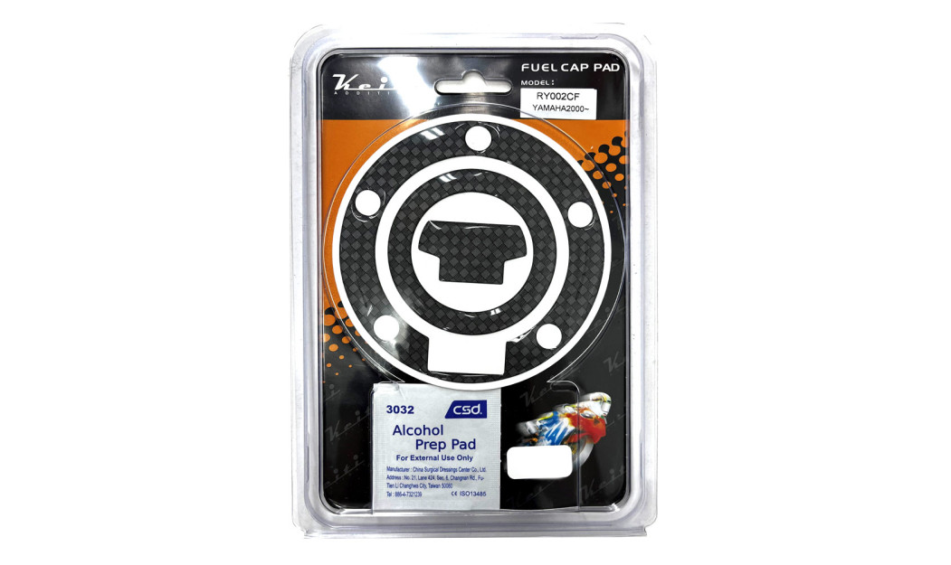 ΑΥΤΟΚΟΛΛΗΤΟ ΤΑΠΑΣ ΒΕΝΖΙΝΗΣ CARBON KEITI FUEL CAP PAD ΓΙΑ YAMAHA 2000-