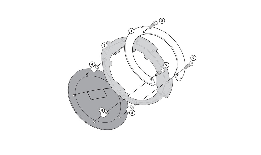 GIVI BF20 ΣΥΣΤΗΜΑ ΚΛΕΙΔΩΜΑΤΟΣ ΣΑΚΟΥ ΣΤΟ ΡΕΖΕΡΒΟΥΑΡ ΓΙΑ HONDA VFR 800 F (14)