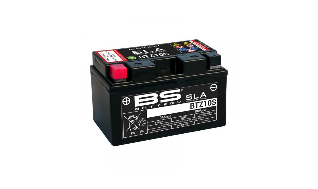 BS BATTERY BTZ10S SLA ΜΠΑΤΑΡΙA 
