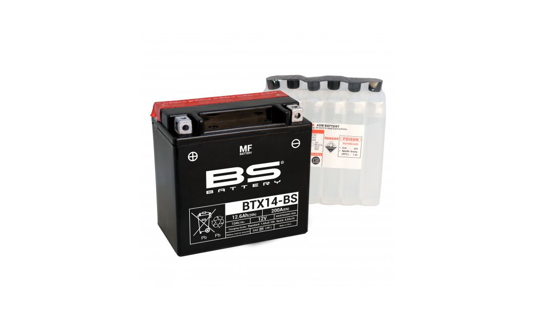 BS BATTERY BTX14-BS ΜΠΑΤΑΡΙA 
