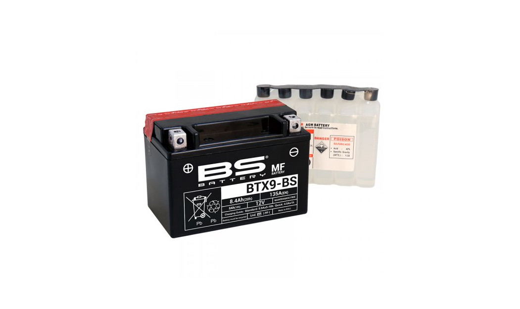 BS BATTERY BTX9-BS ΜΠΑΤΑΡΙA 