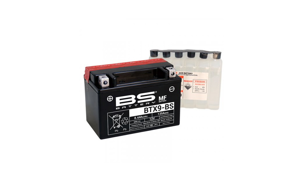 ΜΠΑΤΑΡΙA BS BATTERY BTX9-BS