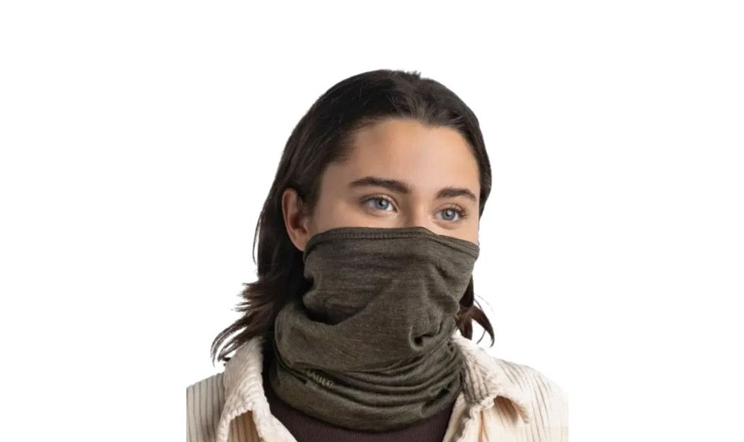 BUFF MERINO LIGHTWEIGHT NECKWEAR ΠΕΡΙΛΑΙΜΙΟ 4 ΕΠΟΧΩΝ SOLID BARK