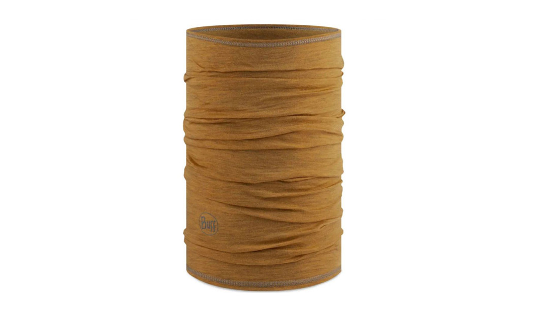 BUFF MERINO LIGHTWEIGHT NECKWEAR ΠΕΡΙΛΑΙΜΙΟ 4 ΕΠΟΧΩΝ SOLID MUSTARD