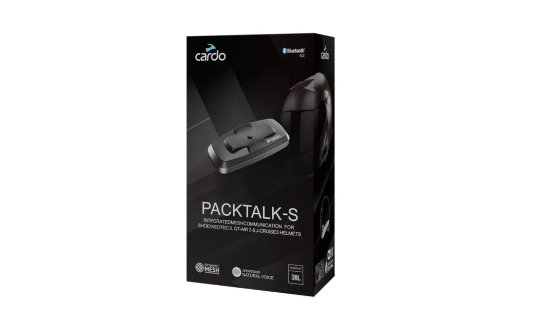 CARDO PACKTALK-S ΕΝΔΟΕΠΙΚΟΙΝΩΝΙΑ SHOEI NEOTEC 3 GT-AIR 3 J-CRUISE 3 