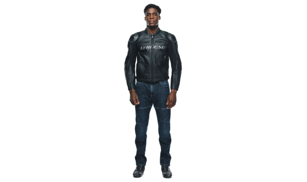 DAINESE RACING 4 PERF. ΔΕΡΜΑΤΙΝΟ ΜΠΟΥΦΑΝ ΜΗΧΑΝΗΣ BLACK/BLACK