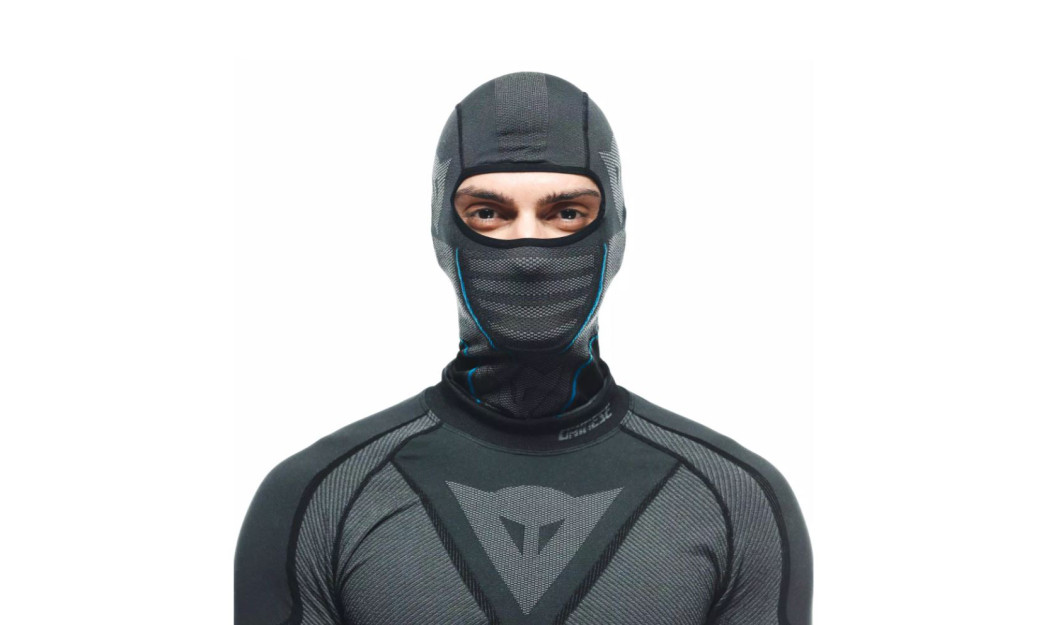 DAINESE DRY MOTORCYCLE TECHNICAL BALACLAVA  BLACK/ BLUE 