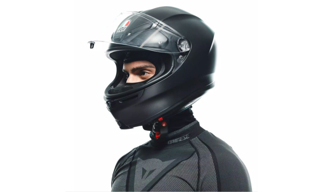 DAINESE DRY MOTORCYCLE TECHNICAL BALACLAVA  BLACK/ BLUE 