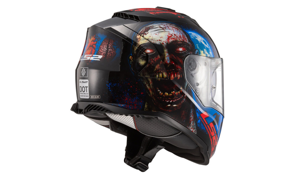 LS2 FF353 RAPID II ΚΡΑΝΟΣ FULL FACE ZOMBIE 