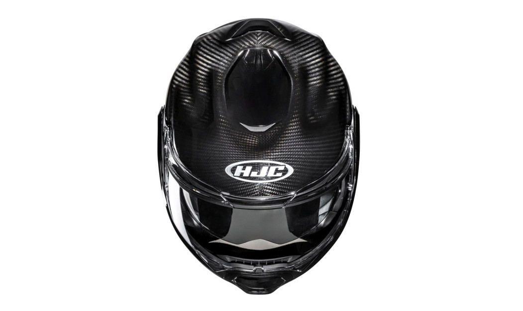 HJC F100 CARBON SOLID BLACK ΚΡΑΝΟΣ FLIP UP SYSTEM