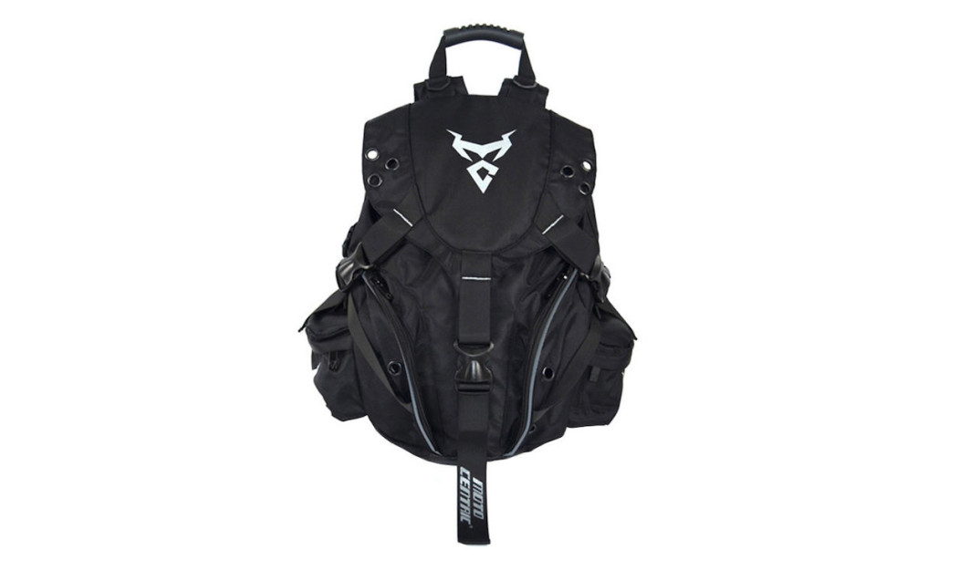 MOTOCENTRIC ΑΔΙΑΒΡΟΧΟ ΣΑΚΙΔΙΟ ΠΛΑΤΗΣ 48LT BLACK
