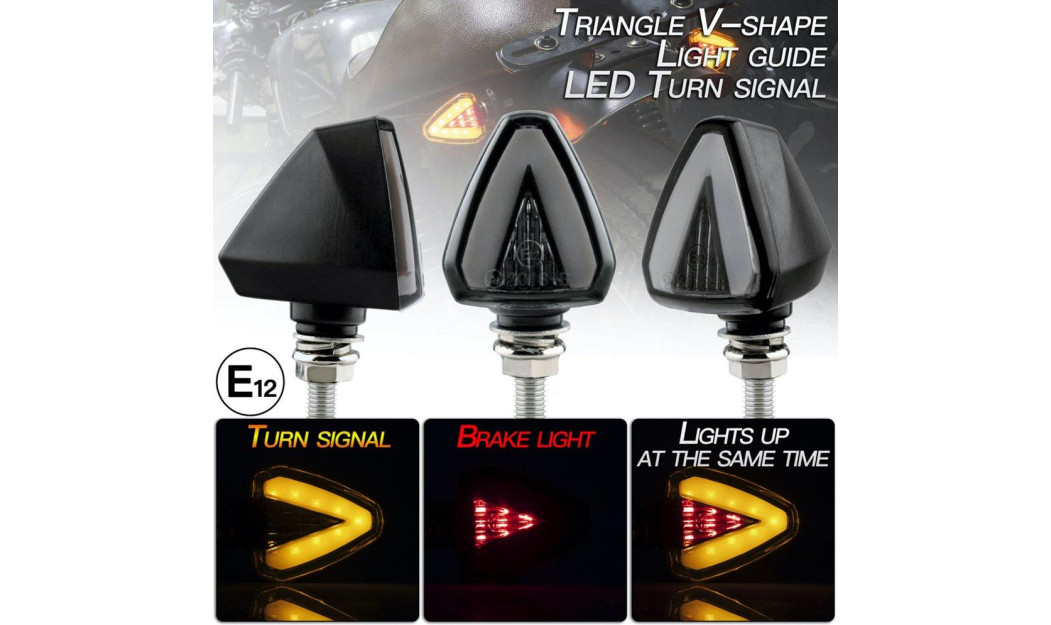  AGVPRO LUM-125 LED ΦΛΑΣ ΜΗΧΑΝΗΣ ΦΛΑΣ ΚΑΙ ΦΡΕΝΩΝ 2 ΣΕ 1 2ΤΕΜ