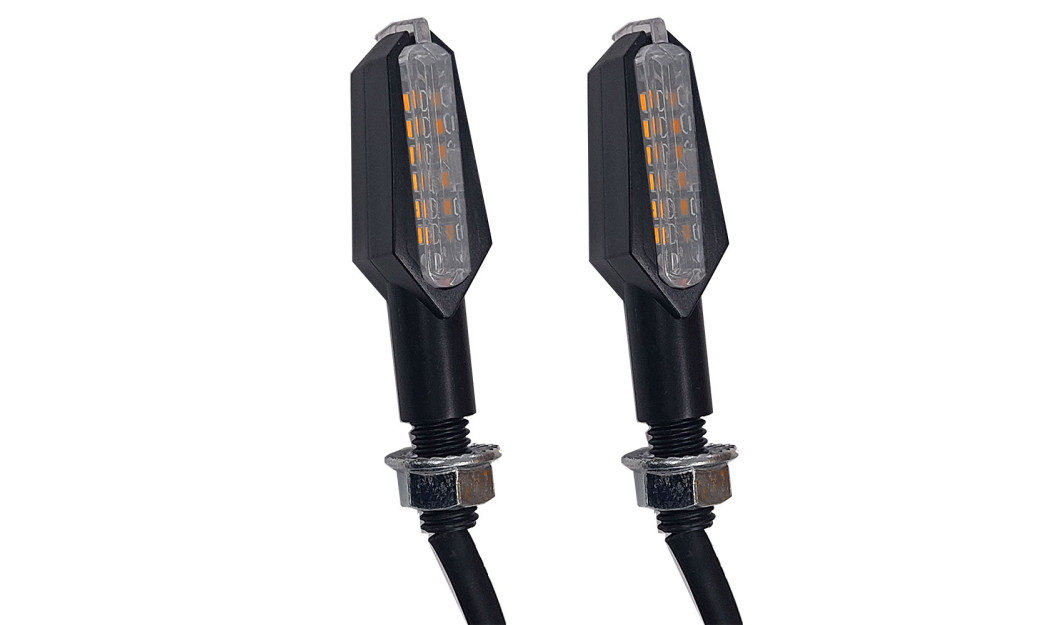 ΦΛΑΣ ΜΗΧΑΝΗΣ LUM-600 LED ΠΟΡΤΟΚΑΛΙ ΜΕ ΔΙΑΦΑΝΗ ΤΖΑΜΑΚΙ