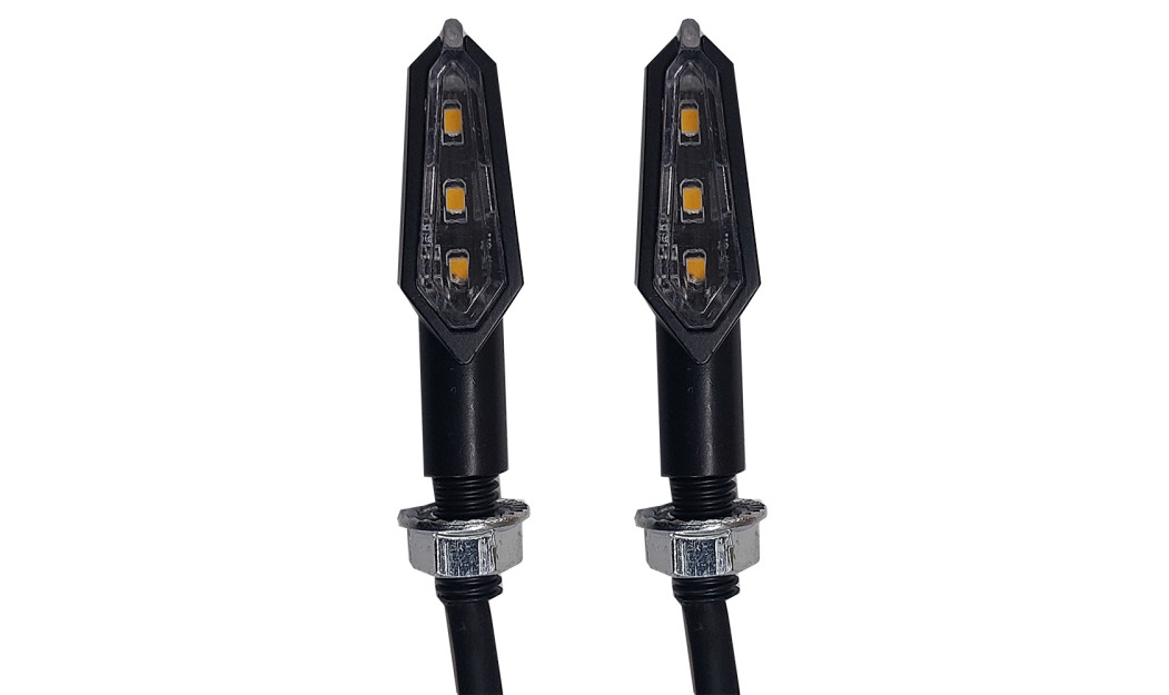 ΦΛΑΣ ΜΗΧΑΝΗΣ LUM-600 LED ΠΟΡΤΟΚΑΛΙ ΜΕ ΔΙΑΦΑΝΗ ΤΖΑΜΑΚΙ
