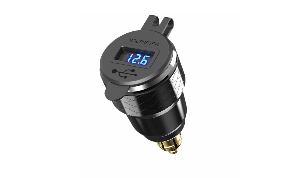 AGVPRO PD-3 ΑΝΤΑΠΤΟΡΑΣ ΦΟΡΤΙΣΤΗΣ ΜΟΤΟ TYPE C & USB & ΒΟΛΤΟΜΕΤΡΟ ΓΙΑ BMW/DUCATI/TRIUMPH