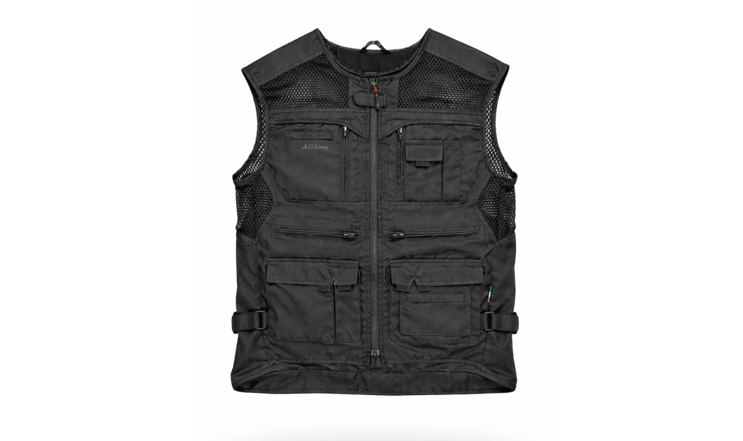 AGVPRO VEST ΓΙΛΕΚΟ ΜΗΧΑΝΗΣ ΔΙΚΤΥΩΤΟ BLACK