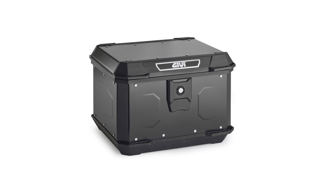 ΒΑΛΙΤΣΑ GIVI ALP44B ΑΛΟΥΜΙΝΙΟΥ ΜΑΥΡΗ MONOLOCK 44LT ΜΕ ΠΙΑΣΤΡΑ
