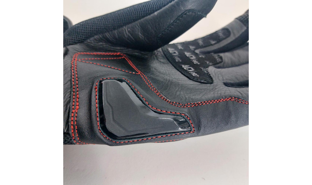 AGVPRO SPIDER EVO 2.0  CARBON ΑΕΡΙΖΟΜΕΝΑ ΓΑΝΤΙΑ ΜΗΧΑΝΗΣ BLACK/RED