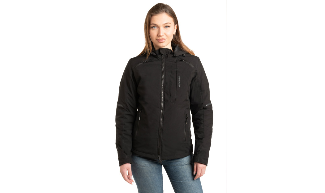 AGVPRO URBANO-DR LADY ΓΥΝΑΙΚΕΙΟ ΜΠΟΥΦΑΝ ΜΗΧΑΝΗΣ SOFT SHELL ΜΑΥΡΟ