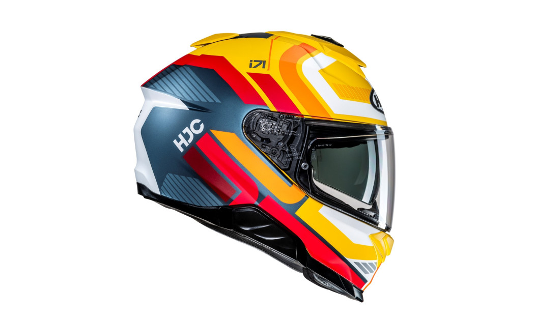 HJC i71 VIZ MC3SF ΚΡΑΝΟΣ FULL FACE RED YELLOW