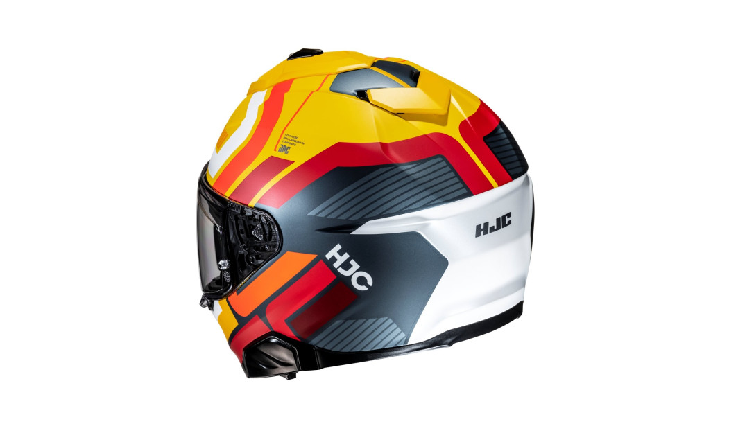 HJC i71 VIZ MC3SF ΚΡΑΝΟΣ FULL FACE RED YELLOW