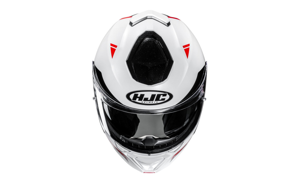HJC i91 TRICUS MC1 ΚΡΑΝΟΣ FLIP UP WHITE RED