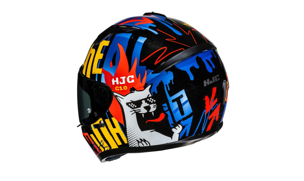 HJC C10 FOP MC23 ΚΡΑΝΟΣ FULL FACE BLUE YELLOW