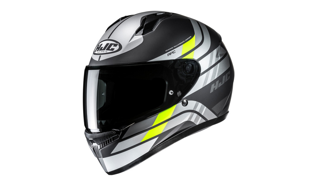 HJC C10 HIPER MC3HSF ΚΡΑΝΟΣ FULL FACE FLUO TITANIUM 