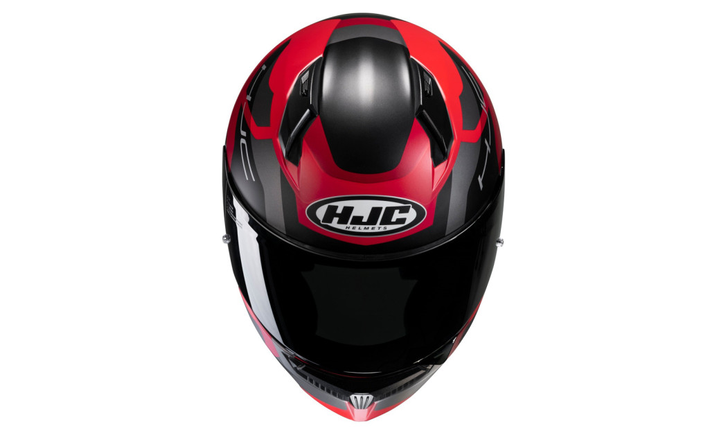 HJC C10 TINS MC1SF ΚΡΑΝΟΣ FULL FACE BLACK RED
