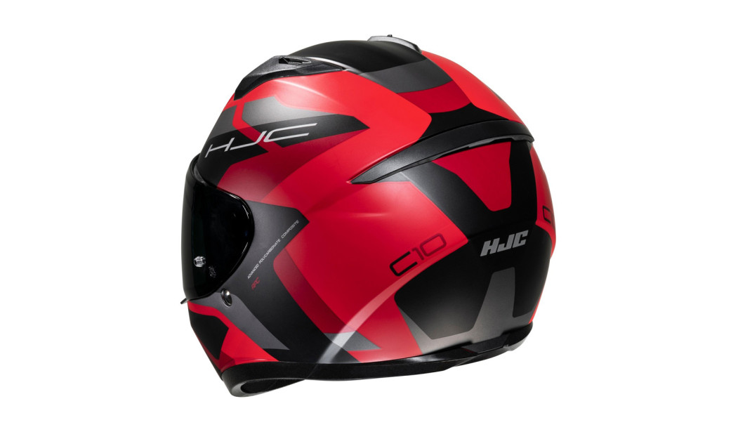 HJC C10 TINS MC1SF ΚΡΑΝΟΣ FULL FACE BLACK RED