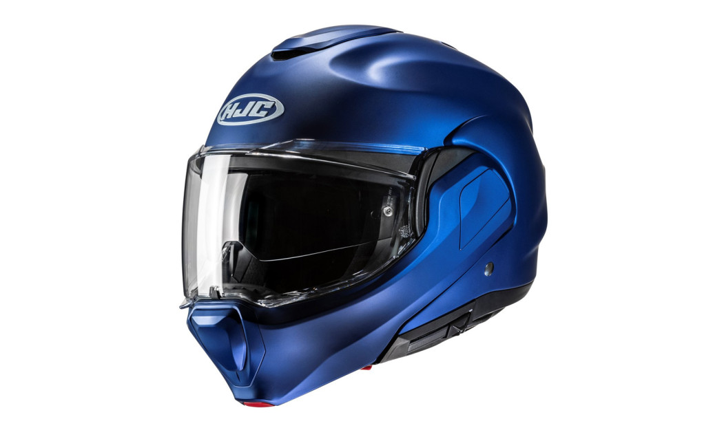 HJC F100 ΚΡΑΝΟΣ FLIP UP SYSTEM SEMI FLAT METALLIC BLUE