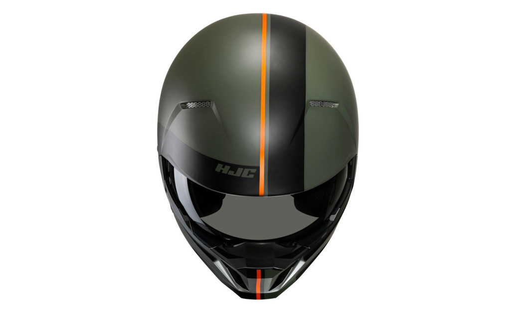 HJC i20 BATOL MC4SF ΚΡΑΝΟΣ FULL FACE ΜΕ ΑΠΟΣΠΩΜΕΝΟ ΠΙΓΟΥΝΙ KHAKI BLACK