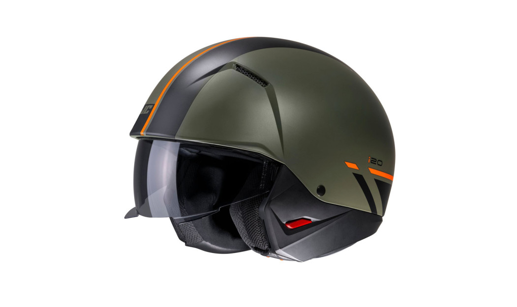 HJC i20 BATOL MC4SF ΚΡΑΝΟΣ FULL FACE ΜΕ ΑΠΟΣΠΩΜΕΝΟ ΠΙΓΟΥΝΙ KHAKI BLACK