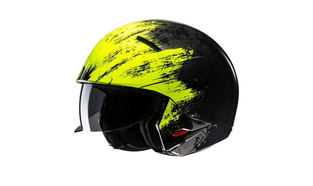 HJC i20 FURIA MC3HSF ΚΡΑΝΟΣ FULL FACE ΜΕ ΑΠΟΣΠΩΜΕΝΟ ΠΙΓΟΥΝΙ FLUO BLACK