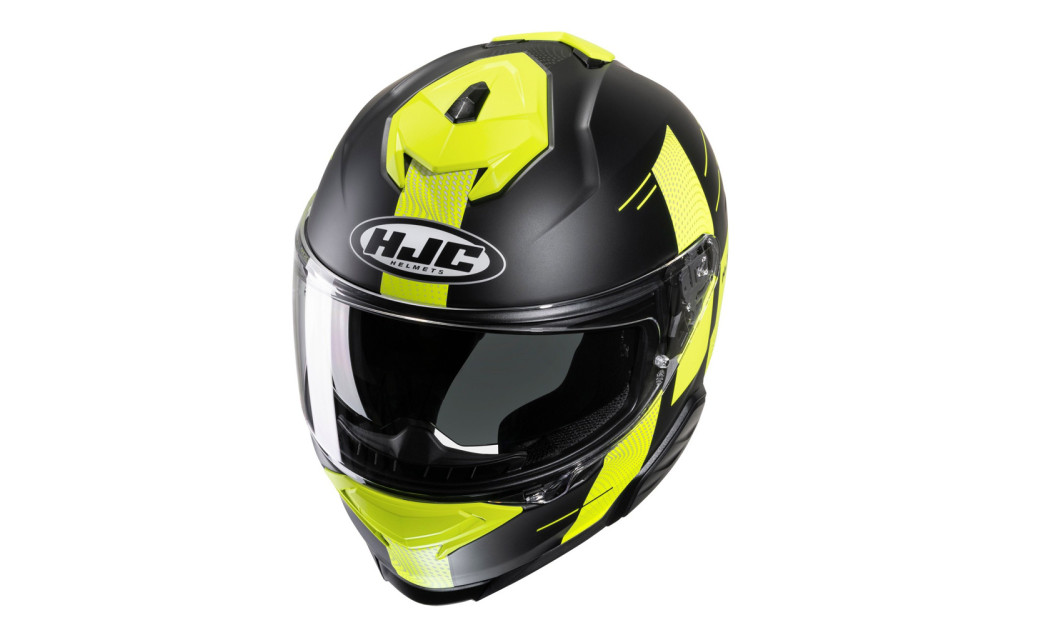 HJC i71 PEKA MC3HSF ΚΡΑΝΟΣ FULL FACE FLUO BLACK