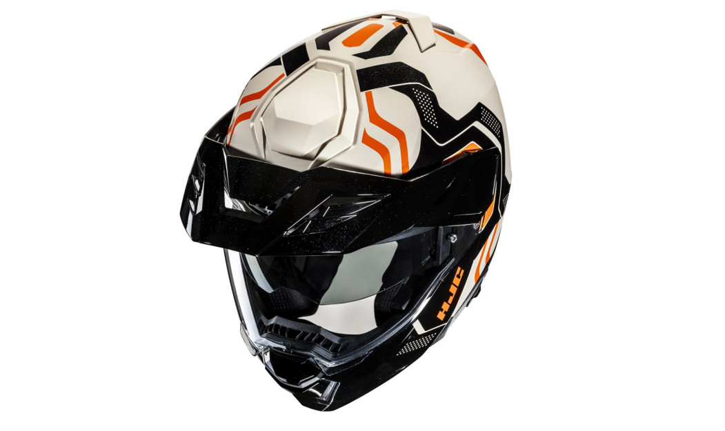 HJC i80 VELLY MC7 ΚΡΑΝΟΣ FLIP UP ENDURO ΜΕ ΓΕΙΣΟ ORANGE BEIGE