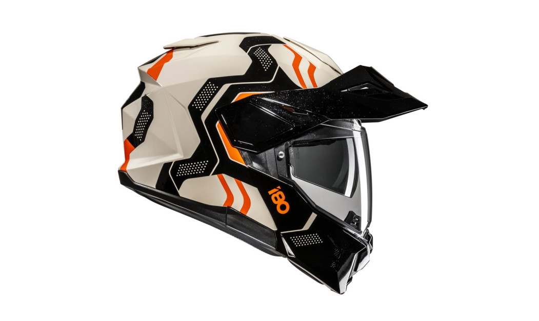 HJC i80 VELLY MC7 ΚΡΑΝΟΣ FLIP UP ENDURO ΜΕ ΓΕΙΣΟ ORANGE BEIGE