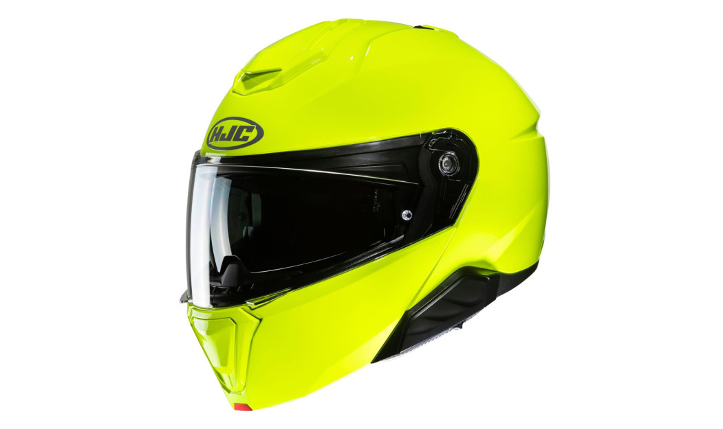 HJC i91 ΚΡΑΝΟΣ FLIP UP FLUORESCENT GREEN