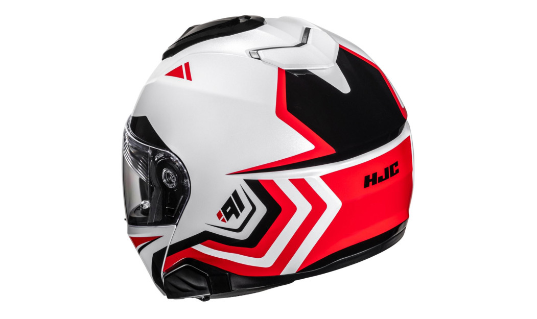 HJC i91 TRICUS MC1 ΚΡΑΝΟΣ FLIP UP WHITE RED