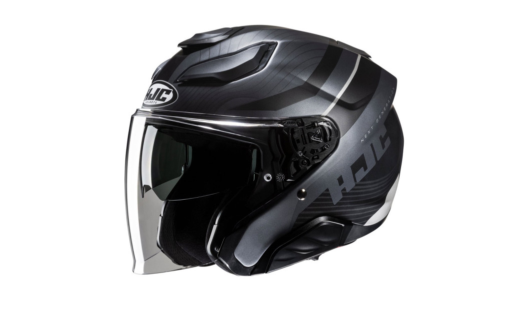 HJC F31 NABY MC5SF ΚΡΑΝΟΣ JET TITANIUM BLACK