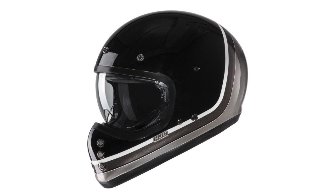 HJC V60 SCOBY MC5 ΚΡΑΝΟΣ ΜΗΧΑΝΗΣ KEVLAR OFF ROAD VINTAGE BLACK