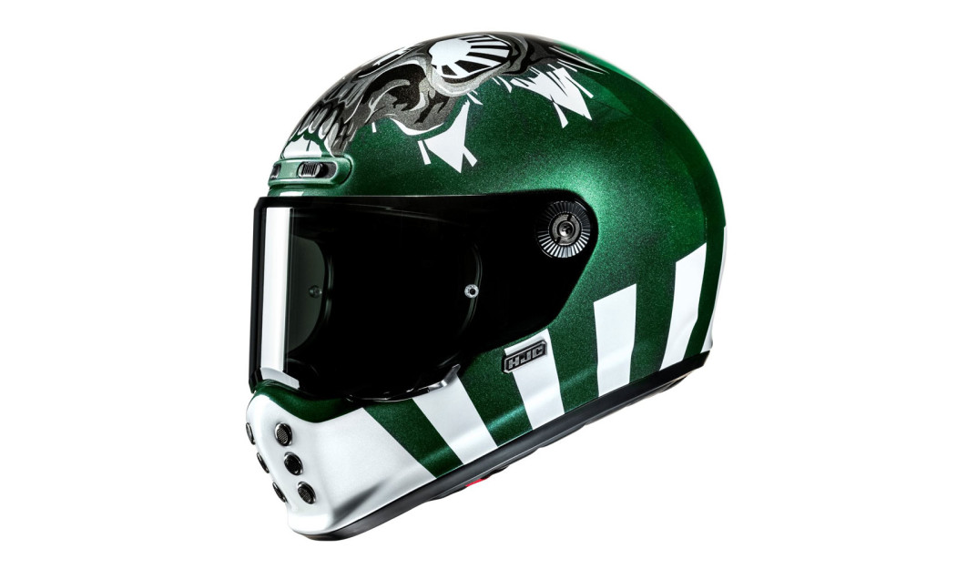 HJC V10 CRANIA MC4 ΚΡΑΝΟΣ FULL FACE GREEN WHITE