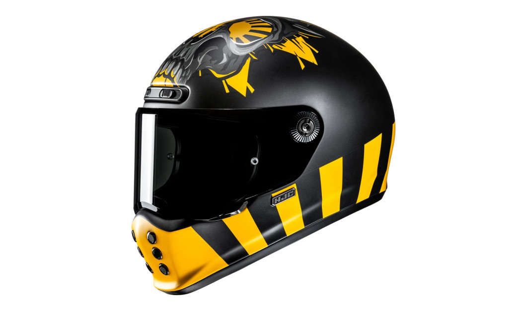 HJC V10 CRANIA MC3SF ΚΡΑΝΟΣ FULL FACE YELLOW BLACK