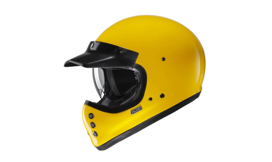 HJC V60 ΚΡΑΝΟΣ ΜΗΧΑΝΗΣ KEVLAR OFF ROAD VINTAGE DEEP YELLOW
